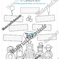 Materialpaket Fasching / Karneval: 2. Klasse (Vorschau 25)