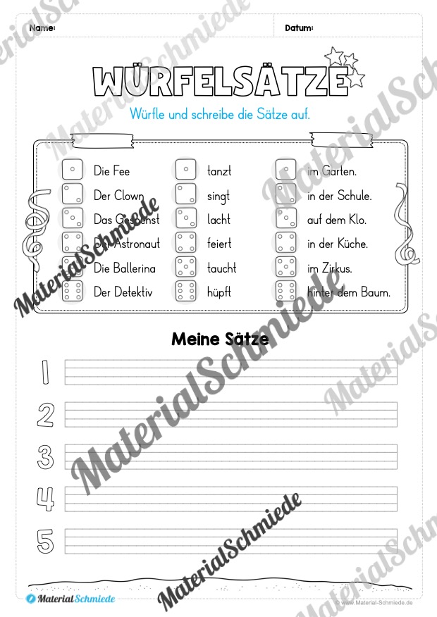 Materialpaket Fasching / Karneval: 2. Klasse (Vorschau 29)