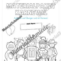Materialpaket Fasching / Karneval: 3. Klasse (Vorschau 02)