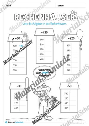 Materialpaket Fasching / Karneval: 3. Klasse (Vorschau 06)