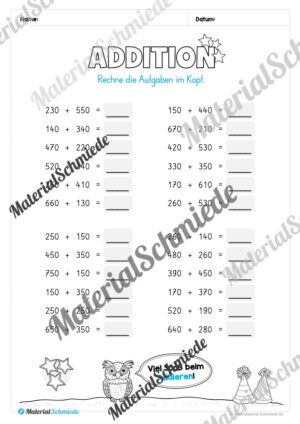 Materialpaket Fasching / Karneval: 3. Klasse (Vorschau 12)