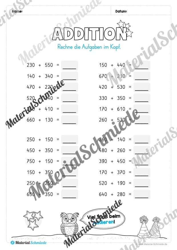 Materialpaket Fasching / Karneval: 3. Klasse (Vorschau 12)