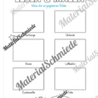 Materialpaket Fasching / Karneval: 3. Klasse (Vorschau 15)