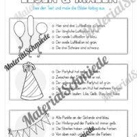 Materialpaket Fasching / Karneval: 3. Klasse (Vorschau 24)