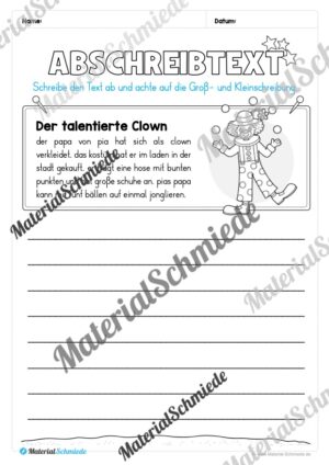 Materialpaket Fasching / Karneval: 3. Klasse (Vorschau 28)