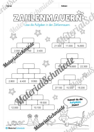 Materialpaket Fasching / Karneval: 4. Klasse (Vorschau 03)