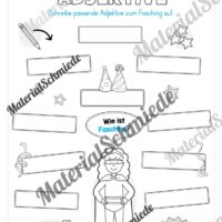 Materialpaket Fasching / Karneval: 4. Klasse (Vorschau 12)