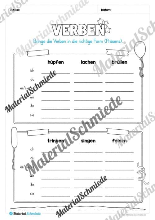 Materialpaket Fasching / Karneval: 4. Klasse (Vorschau 15)