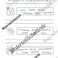 Materialpaket Fasching / Karneval: 4. Klasse (Vorschau 17)