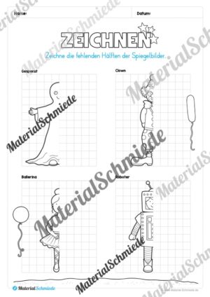 Materialpaket Fasching / Karneval: 4. Klasse (Vorschau 26)