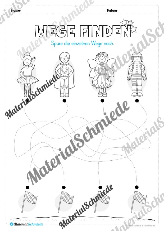 Materialpaket Fasching / Karneval: Vorschule (Vorschau 06)
