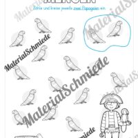 Materialpaket Fasching / Karneval: Vorschule (Vorschau 07)