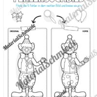 Materialpaket Fasching / Karneval: Vorschule (Vorschau 12)