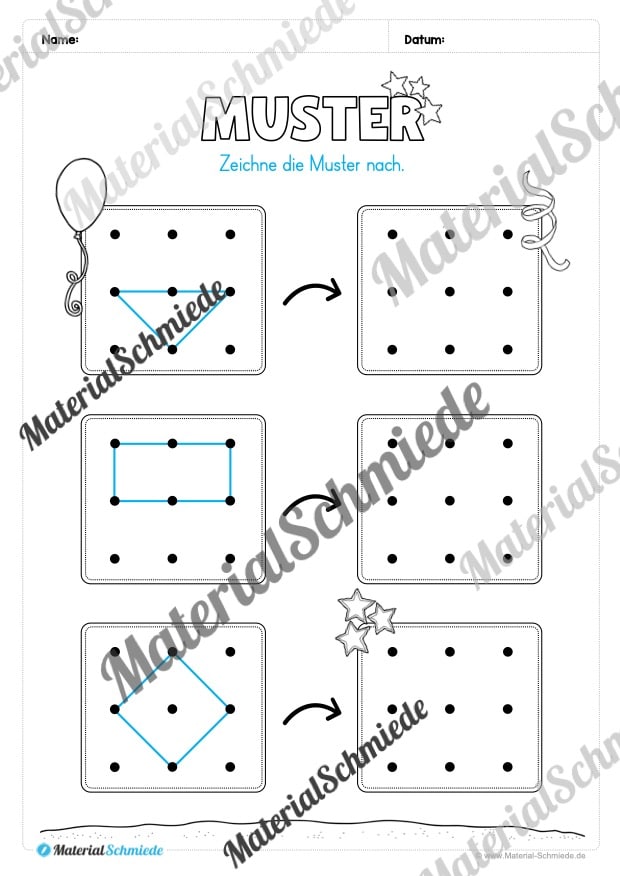 Materialpaket Fasching / Karneval: Vorschule (Vorschau 14)