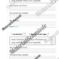 Mini-Heft: Lesetexte Fasching/Karneval (1. & 2. Klasse) - Arbeitsblatt 02