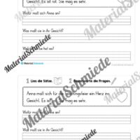 Mini-Heft: Lesetexte Fasching/Karneval (1. & 2. Klasse) - Arbeitsblatt 05