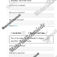 Mini-Heft: Lesetexte Fasching/Karneval (1. & 2. Klasse) - Arbeitsblatt 06