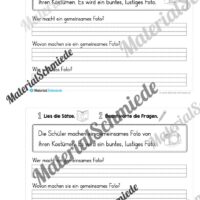 Mini-Heft: Lesetexte Fasching/Karneval (1. & 2. Klasse) - Arbeitsblatt 09