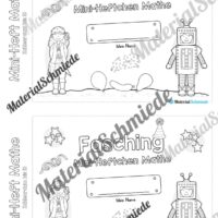 Mini-Heft: Mathe zum Fasching/Karneval (Zahlenraum 10) - Arbeitsblatt 02