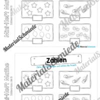 Mini-Heft: Mathe zum Fasching/Karneval (Zahlenraum 10) - Arbeitsblatt 04