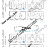 Mini-Heft: Mathe zum Fasching/Karneval (Zahlenraum 10) - Arbeitsblatt 09