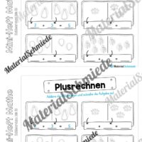 Mini-Heft: Mathe zum Fasching/Karneval (Zahlenraum 10) - Arbeitsblatt 12