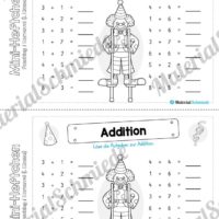 Mini-Heft: Fasching / Karneval für die 1. Klasse (Addition)