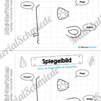 Mini-Heft: Fasching / Karneval für die 2. Klasse (Spiegelbild)