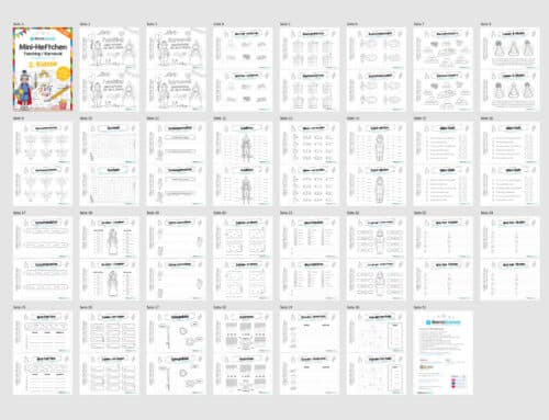 Mini-Heft: Fasching / Karneval für die 2. Klasse (Überblick)