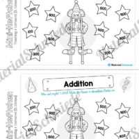 Mini-Heft: Fasching / Karneval für die 3. Klasse (Addition Paare finden)