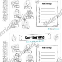 Mini-Heft: Fasching / Karneval für die 4. Klasse (Sortierung nach dem ABC)