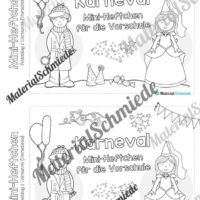 Mini-Heft: Fasching / Karneval für die Vorschule (Vorschau 02)