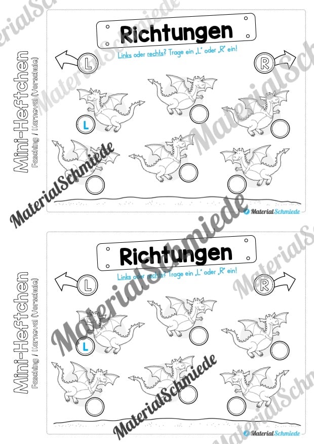 Mini-Heft: Fasching / Karneval für die Vorschule (Vorschau 11)