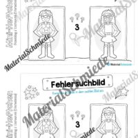 Mini-Heft: Fasching / Karneval für die Vorschule (Vorschau 15)