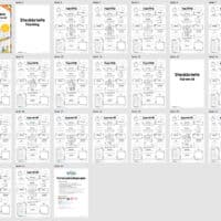 10 Steckbriefe zum Fasching/Karneval (Verschiedene Kostüme) - Überblick