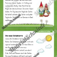 Abschreibkarten: Thema Frühling (12 Karten) - Arbeitsblatt 03
