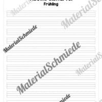 Abschreibkarten: Thema Frühling (12 Karten) - Arbeitsblatt 07