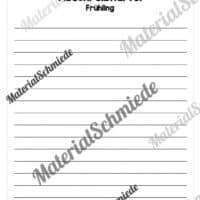 Abschreibkarten: Thema Frühling (12 Karten) - Arbeitsblatt 09