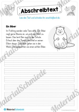 10 Abschreibtexte zum Frühling (Vorschau 01)