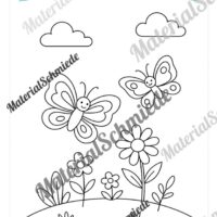 Ausmalbilder zum Frühling (Arbeitsblatt 05)