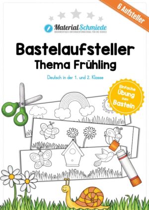 6 Bastlaufsteller zum Frühling