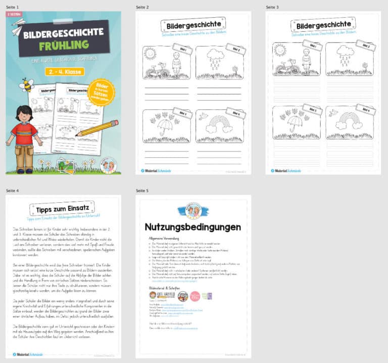 Bildergeschichte Frühling (Überblick)