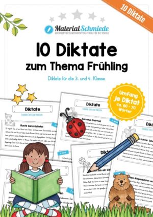10 Diktate zum Frühling