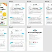 10 Diktate zum Frühling (3. & 4. Klasse) - Überblick