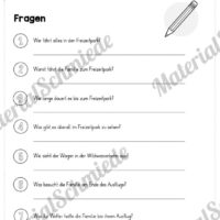 4 Geschichten zum Frühling (klassische Frühlingsgeschichte - Fragen)