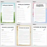 4 Geschichten zum Frühling (mit Aufgaben) - Überblick