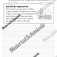 10 Abschreibtexte zum Frühling: Groß- und Kleinschreibung (2. Klasse) - Vorschau 01