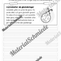 10 Abschreibtexte zum Frühling: Groß- und Kleinschreibung (2. Klasse) - Vorschau 05