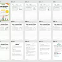 10 Abschreibtexte Frühling: Groß- und Kleinschreibung (2. & 3. Klasse) - Überblick