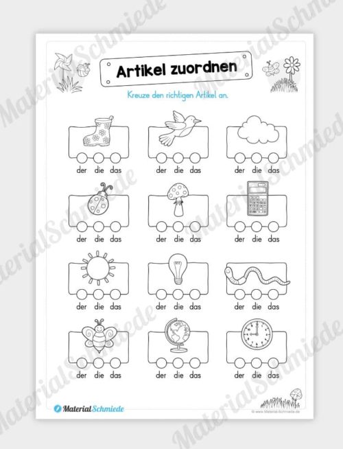 Materialpaket Frühling: Deutsch (1/2 Klasse) - Vorschau 07